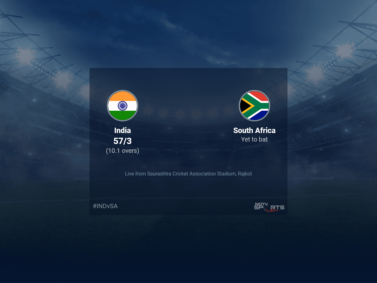 India Vs South Africa Live Score Over 4th T20I T20 6 10 Updates 