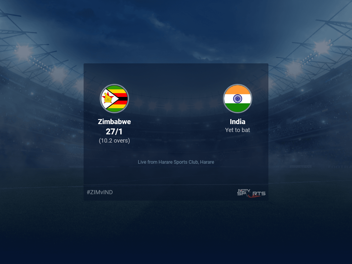 India Vs Zimbabwe 2024 Live Scorecard Lani Harriott
