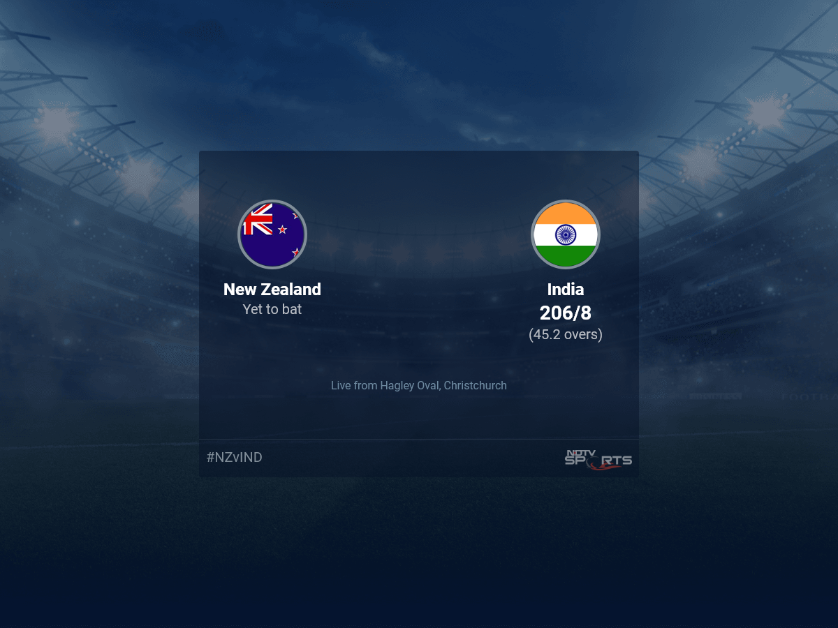 New Zealand vs India dwell rating over third ODI ODI 41 45 updates | Cricket Information