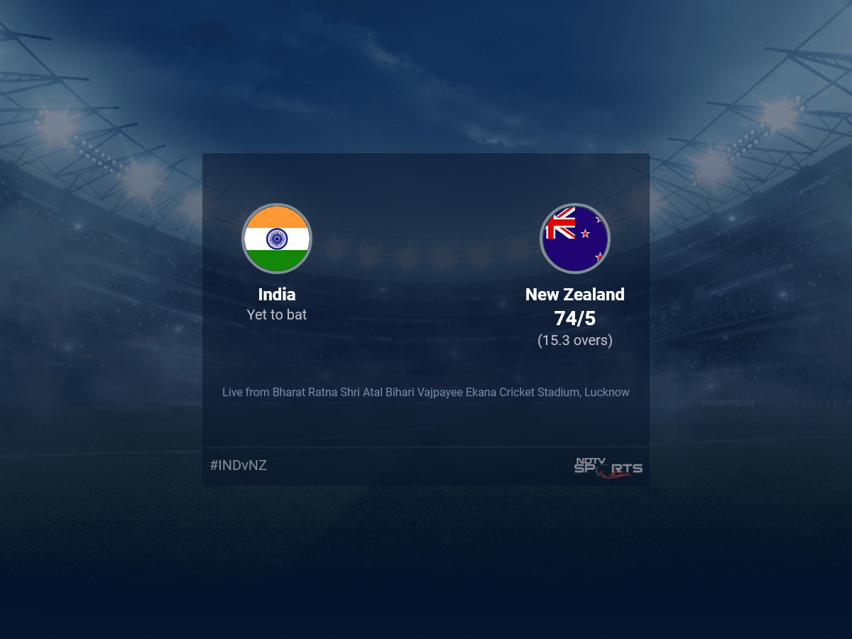 India vs New Zealand live score over 2nd T20I T20 11 15 updates Cricket News