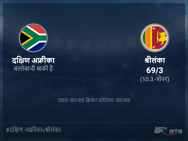 श्रीलंका बनाम दक्षिण अफ्रीका लाइव स्कोर, ओवर 6 से 10 लेटेस्ट क्रिकेट स्कोर अपडेट