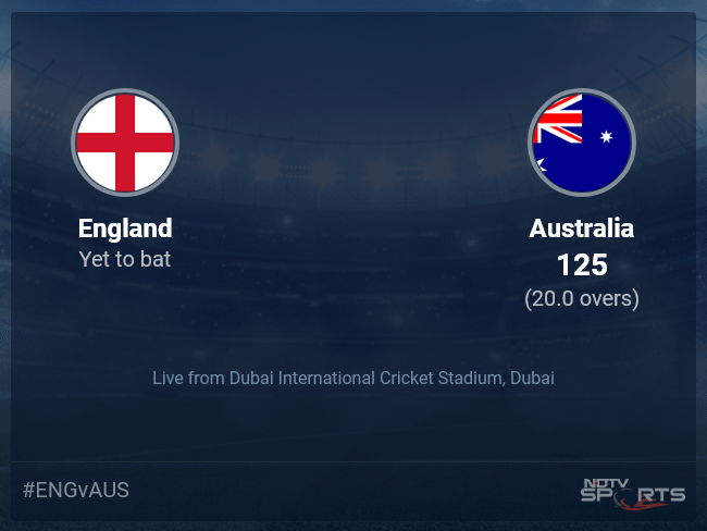 England vs Australia: ICC T20 World Cup 2021 Live Cricket Score, Live Score Of Today's Match on NDTV Sports