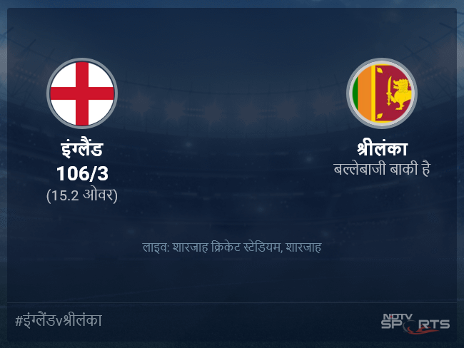 श्रीलंका बनाम इंग्लैंड लाइव स्कोर, ओवर 11 से 15 लेटेस्ट क्रिकेट स्कोर अपडेट