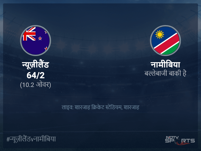New Zealand vs Namibia live score over Super 12 - Match 36 T20 6 10 updates