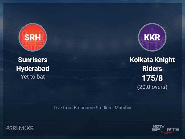 Sunrisers Hyderabad vs Kolkata Knight Riders: IPL 2022 Live Cricket Score, Live Score Of Today's Match on NDTV Sports
