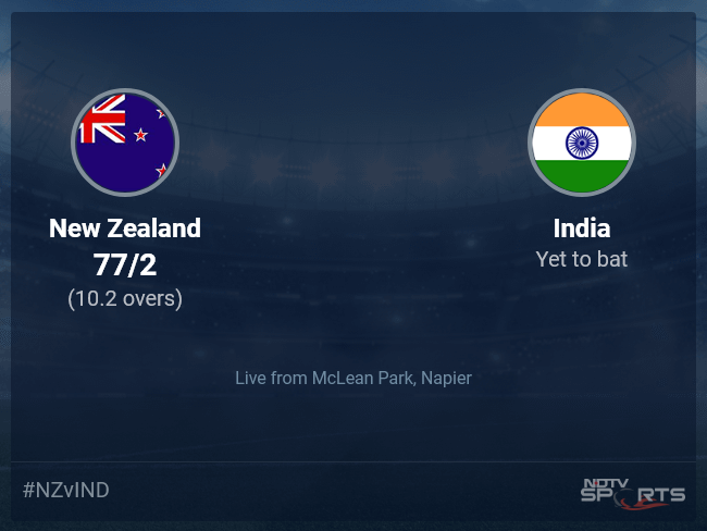 New Zealand vs India: New Zealand vs India, 2022/23 Live Cricket Score, Live Score Of Today's Match on NDTV Sports