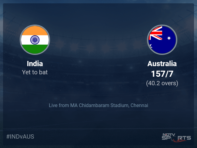 India vs Australia: World Cup 2023 Live Cricket Score, Live Score Of Today's Match on NDTV Sports
