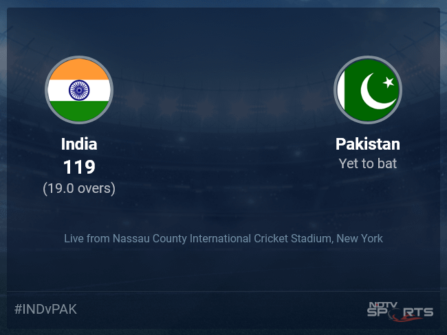 India vs Pakistan Live Score Ball by Ball, T20 World Cup 2024 Live Cricket Score Of Today's Match on NDTV Sports