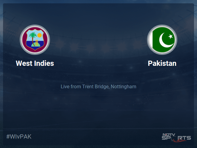 West Indies vs Pakistan Live Score, Over 21 to 25 Latest Cricket Score, Updates