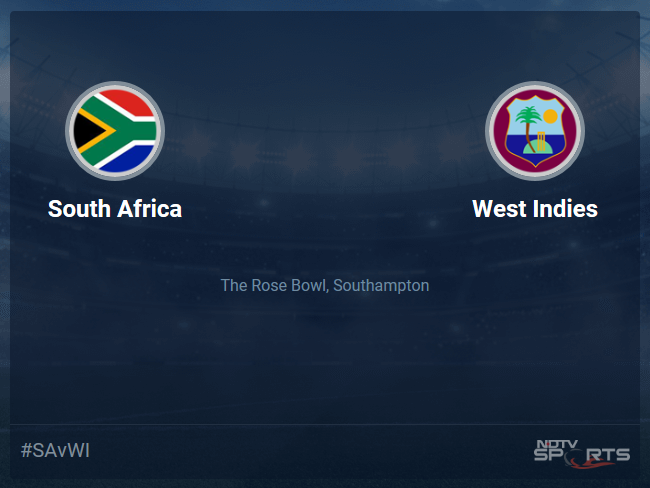 South Africa vs West Indies Live Score, Over 6 to 10 Latest Cricket Score, Updates