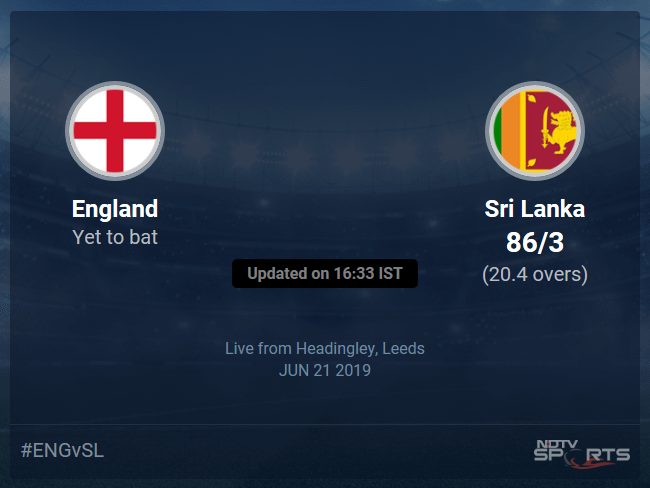 England vs Sri Lanka Live Score, Over 16 to 20 Latest Cricket Score, Updates