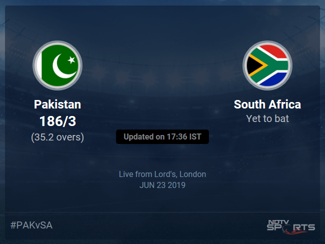 Pakistan vs South Africa live score over Match 30 ODI 31 ...
