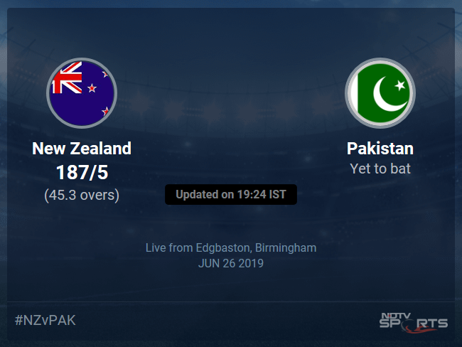New Zealand vs Pakistan Live Score, Over 41 to 45 Latest Cricket Score, Updates New Zealand vs Pakistan Live Score, Over 41 to 45 Latest Cricket Score, Updates