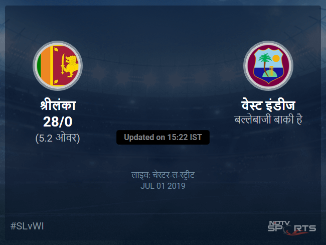 Sri Lanka vs West Indies live score over Match 39 ODI 1 5 updates Sri Lanka vs West Indies live score over Match 39 ODI 1 5 updates