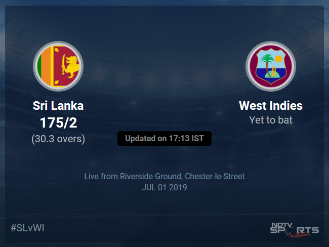 Sri Lanka vs West Indies Live Score, Over 26 to 30 Latest Cricket Score, Updates