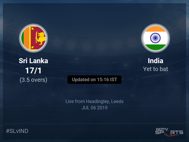 Sri Lanka vs India Live Score, Over 1 to 5 Latest Cricket Score, Updates Sri Lanka vs India Live Score, Over 1 to 5 Latest Cricket Score, Updates