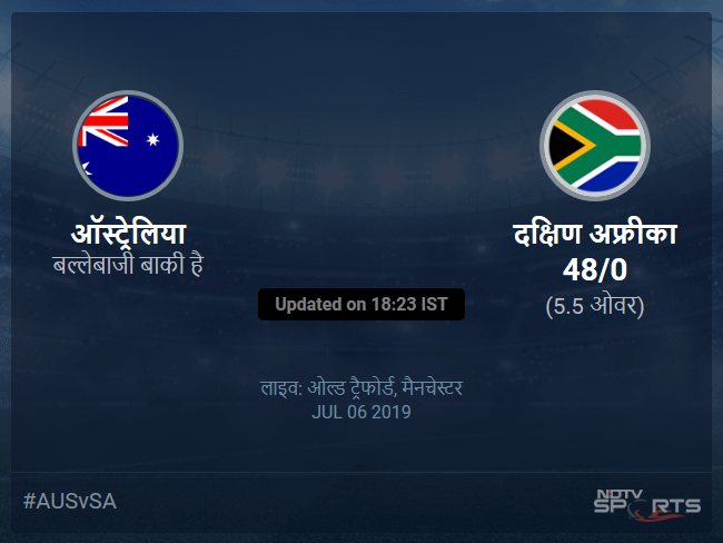 Australia vs South Africa live score over Match 45 ODI 1 5 updates Australia vs South Africa live score over Match 45 ODI 1 5 updates